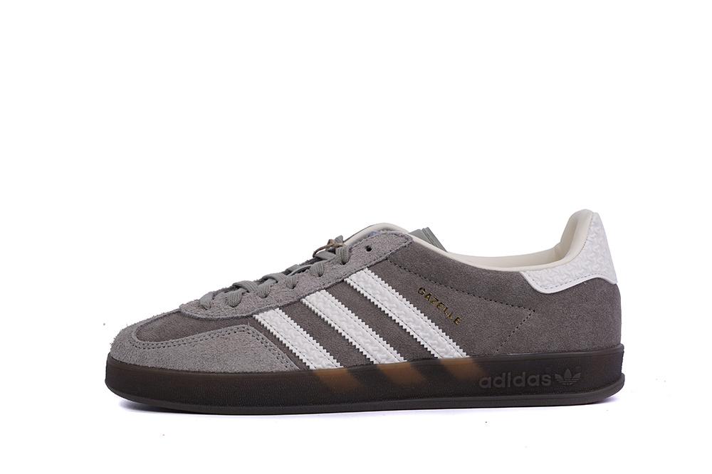 PK GOD Adidas Gazelle Indoor Grey White RETAIL MATERIALS READY TO SHIP